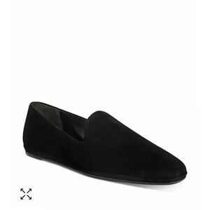 Vince womens Paz‎ slip-on Loafers in black size 5